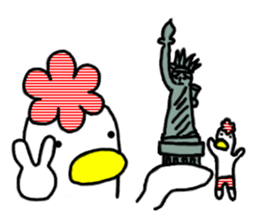 Travel favorite bird sticker #6976313