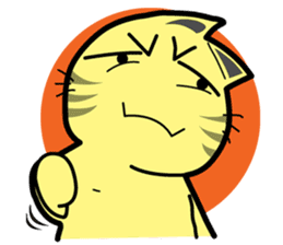 Funny Cat : Woo zaa! sticker #6976362