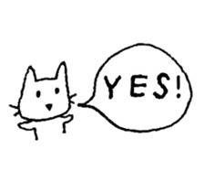 Shironeko and Kuroneko sticker #6976460