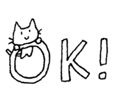 Shironeko and Kuroneko sticker #6976462