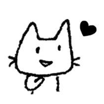 Shironeko and Kuroneko sticker #6976475