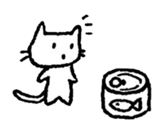 Shironeko and Kuroneko sticker #6976478