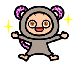 Leopard ear -Eng.- sticker #6976480