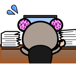 Leopard ear -Eng.- sticker #6976482