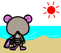 Leopard ear -Eng.- sticker #6976488