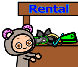 Leopard ear -Eng.- sticker #6976492