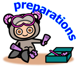 Leopard ear -Eng.- sticker #6976493