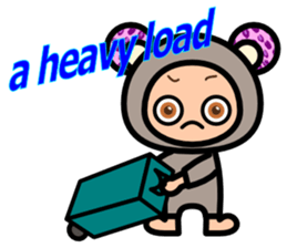 Leopard ear -Eng.- sticker #6976494