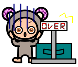 Leopard ear -Eng.- sticker #6976495