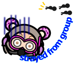 Leopard ear -Eng.- sticker #6976497