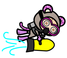 Leopard ear -Eng.- sticker #6976499