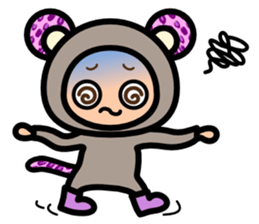 Leopard ear -Eng.- sticker #6976509