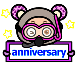 Leopard ear -Eng.- sticker #6976512