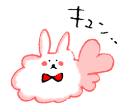 Rabbit of the unmanageable hair sticker #6976537
