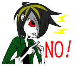 Creepy town sticker #6976802