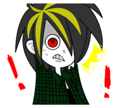 Creepy town sticker #6976813