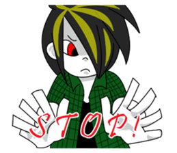 Creepy town sticker #6976832