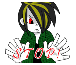 Creepy town sticker #6976832