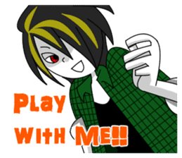 Creepy town sticker #6976834