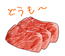 Oneh raw meats' life sticker #6976993
