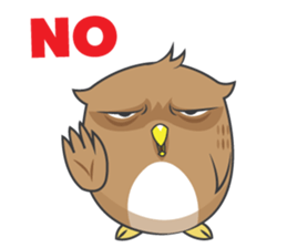 I'm an Owl sticker #6977249