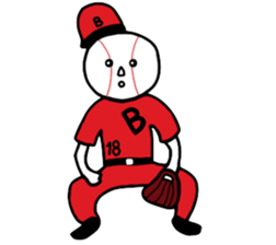 Baseball Man sticker #6977441