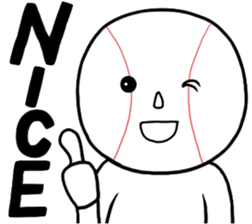 Baseball Man sticker #6977445