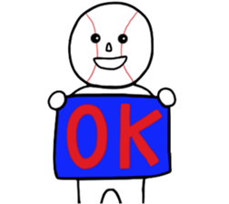 Baseball Man sticker #6977456