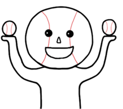 Baseball Man sticker #6977479