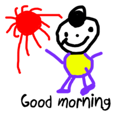 rakugaki de american sticker #6977720