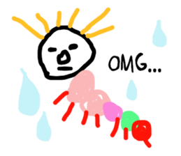 rakugaki de american sticker #6977722