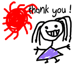 rakugaki de american sticker #6977723