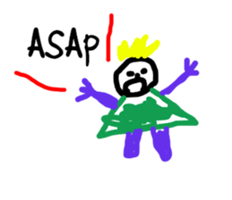 rakugaki de american sticker #6977725