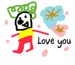 rakugaki de american sticker #6977727