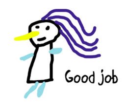 rakugaki de american sticker #6977728