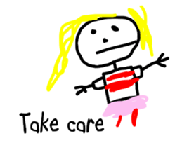 rakugaki de american sticker #6977730