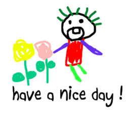 rakugaki de american sticker #6977731