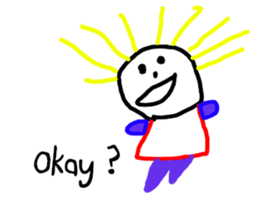 rakugaki de american sticker #6977733