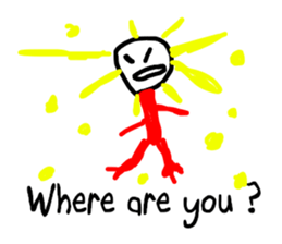 rakugaki de american sticker #6977739