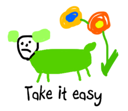 rakugaki de american sticker #6977740