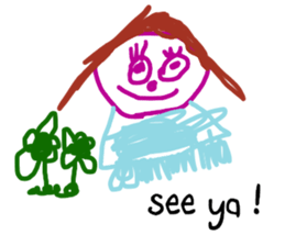 rakugaki de american sticker #6977741