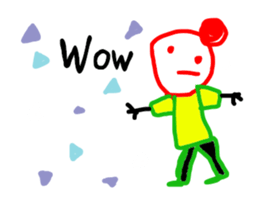 rakugaki de american sticker #6977744