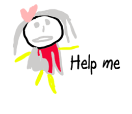 rakugaki de american sticker #6977747