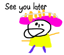 rakugaki de american sticker #6977750