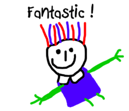 rakugaki de american sticker #6977754