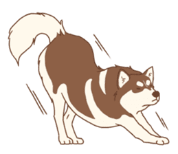 1 day of Siberian Husky sticker #6977792