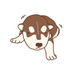 1 day of Siberian Husky sticker #6977798