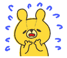 Leisurely a teddy bear sticker #6977912