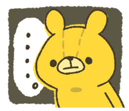 Leisurely a teddy bear sticker #6977913