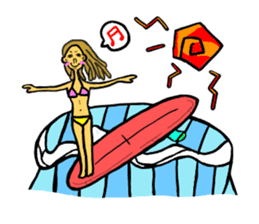 SURF&HAWAIIAN sticker #6978000